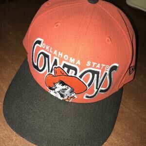 Oklahoma State Cowboys Fitted Hat 7 1/8 Orange By New Era